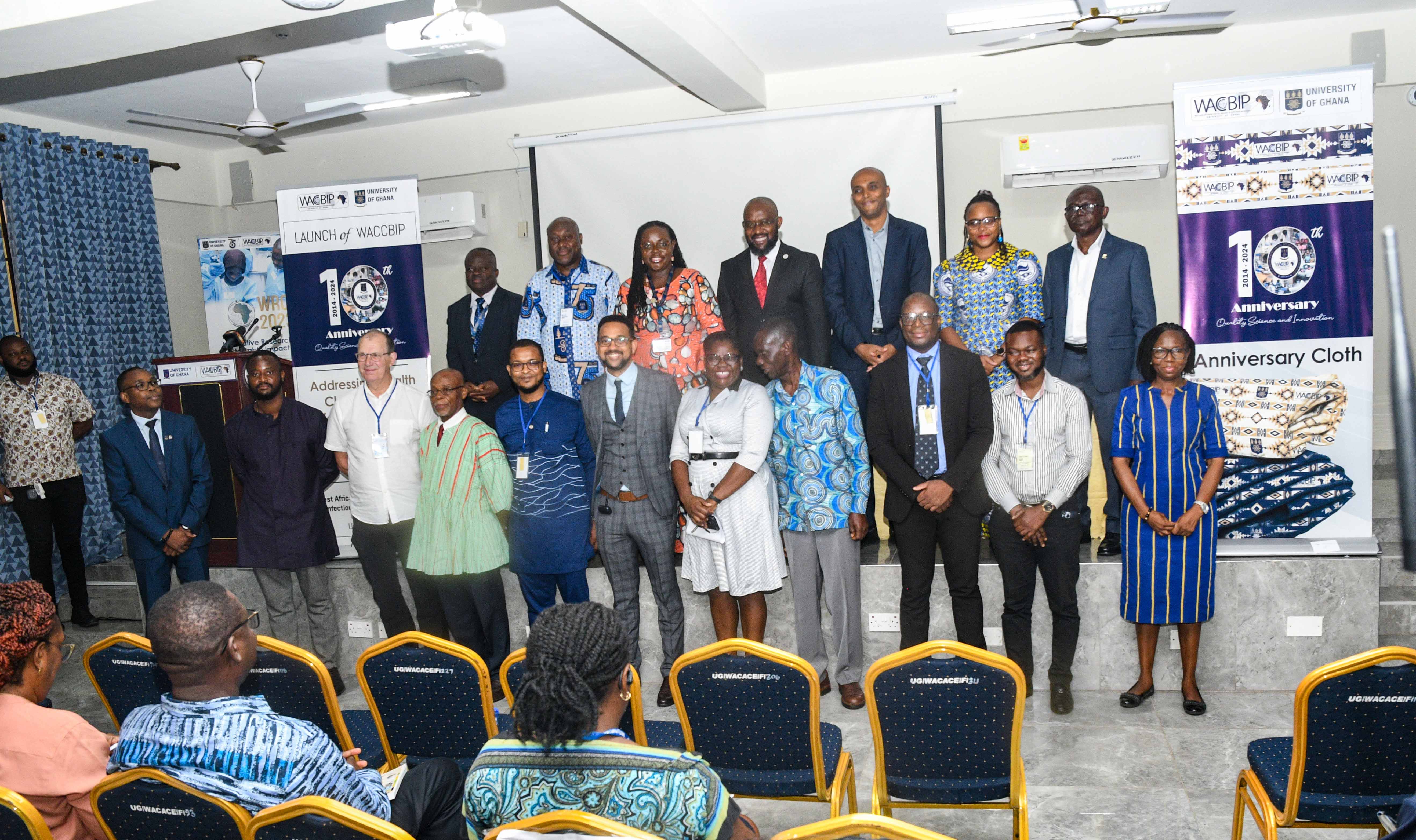 Group photo of WACCBIP 10th Anniversary Launch.