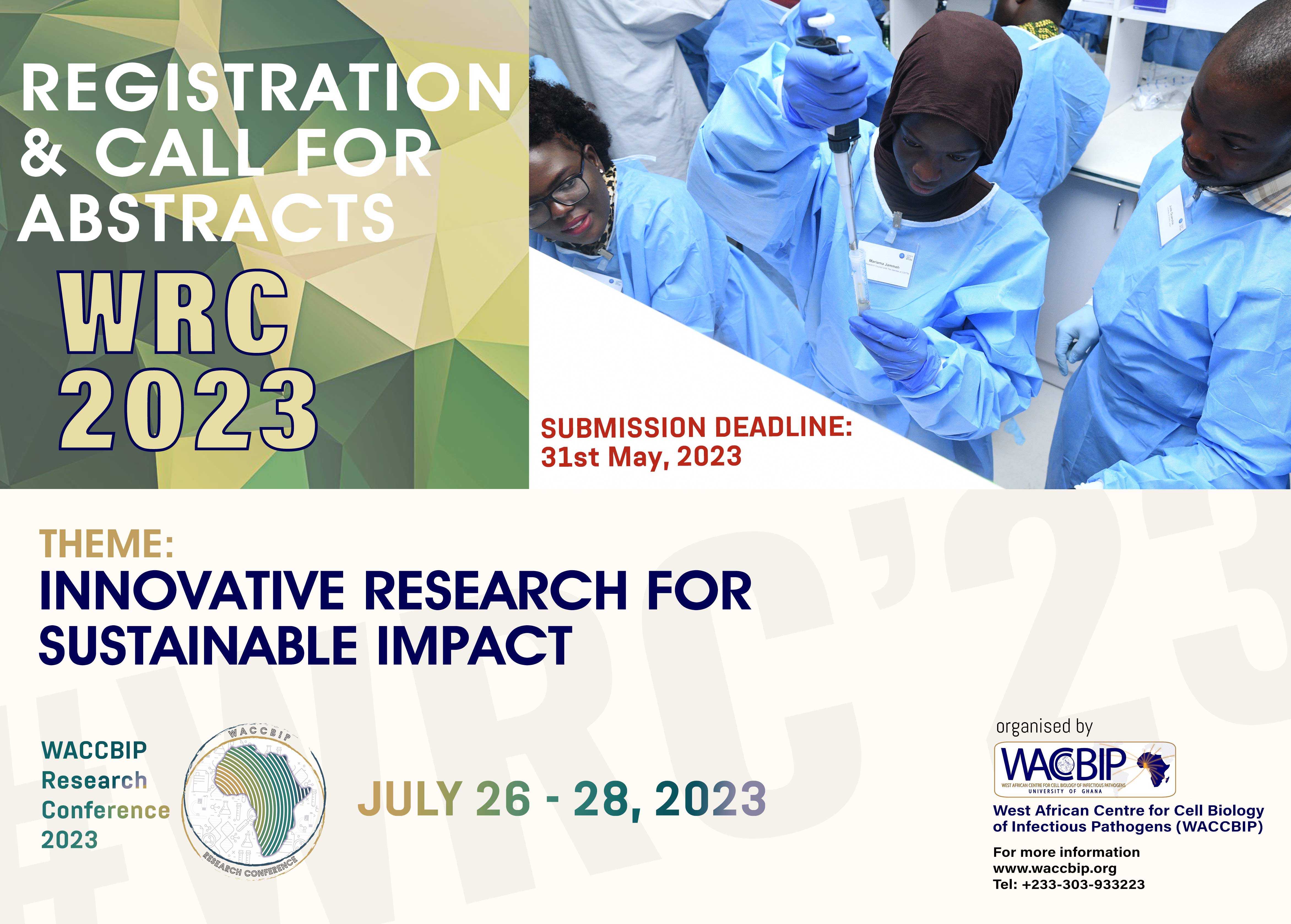 WACCBIP Research Conference 2023 Registration and Call for Abstracts