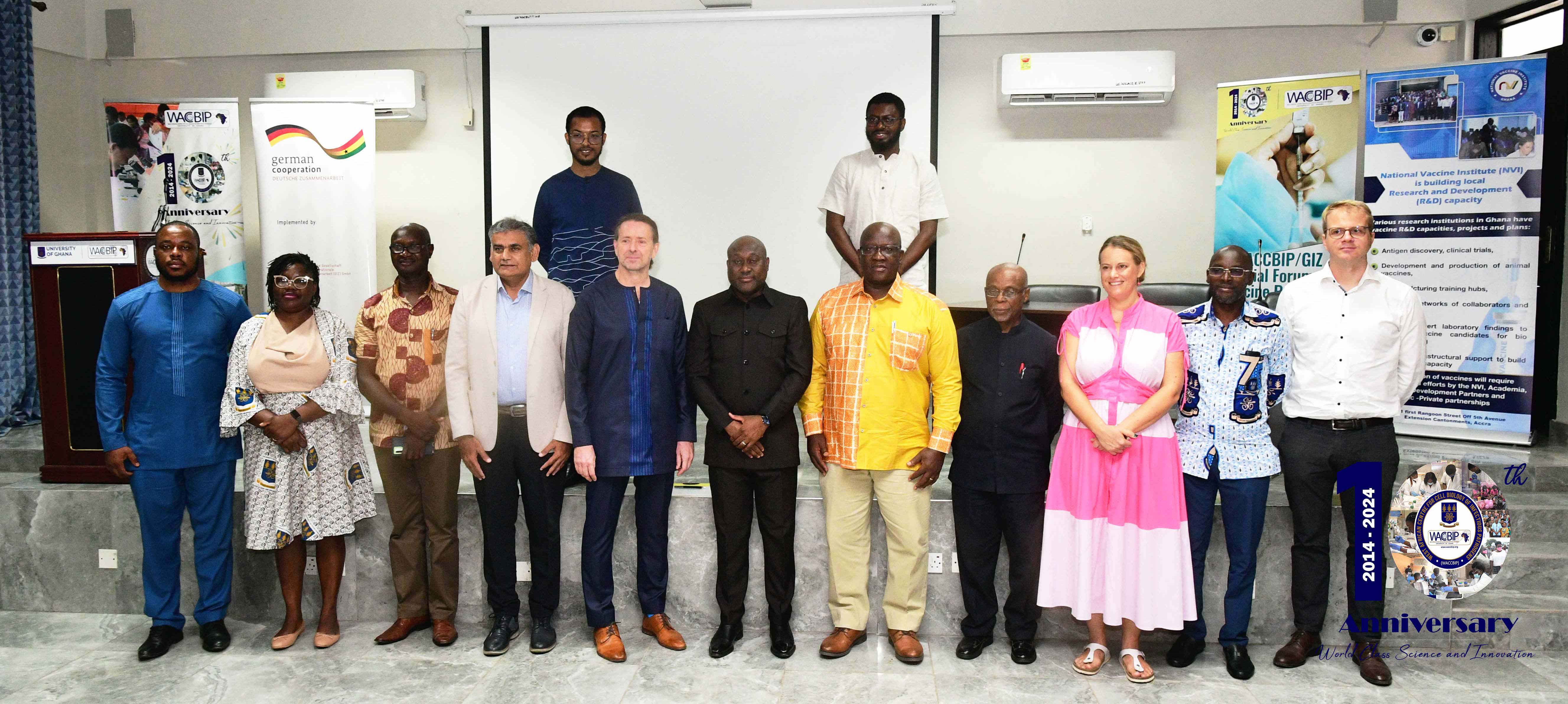 Group photo of key stakeholders at the WACCBIP/GIZ forum