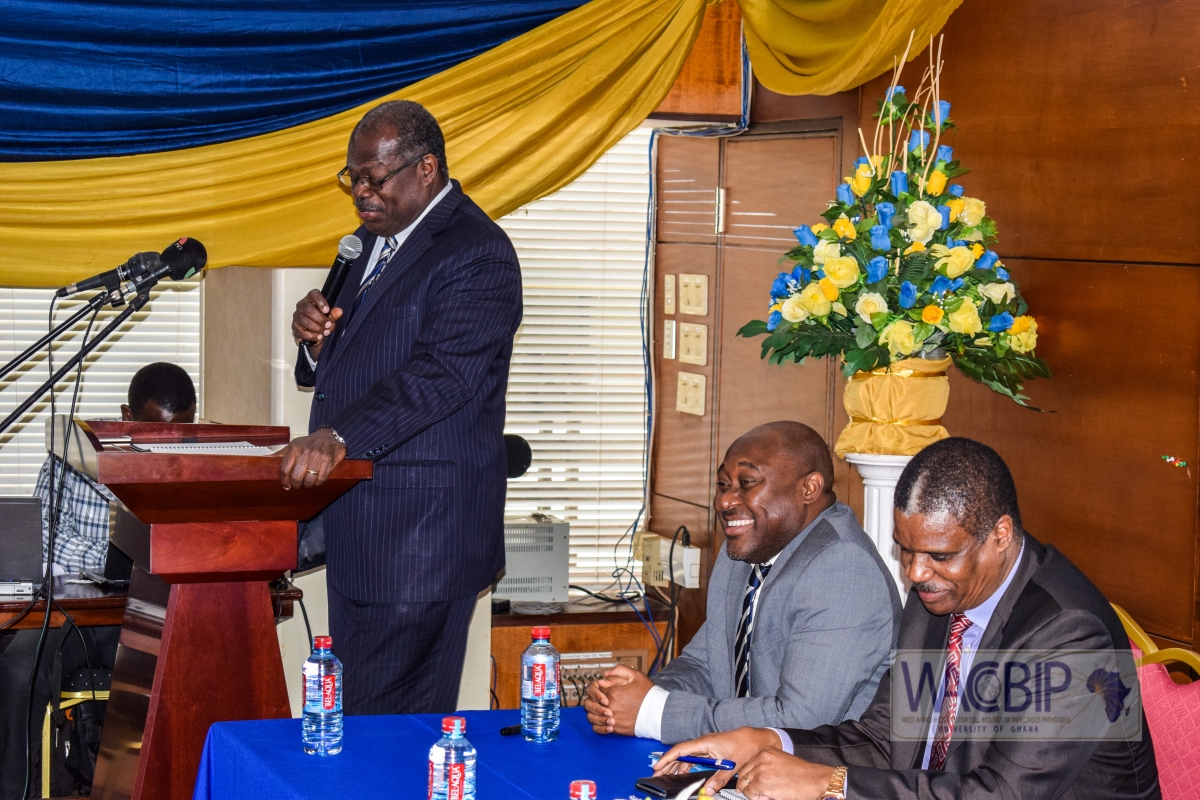 Vice-Chancellor of the University of Ghana, Prof. Ernest Aryeetey delivering the Chairman's remarks