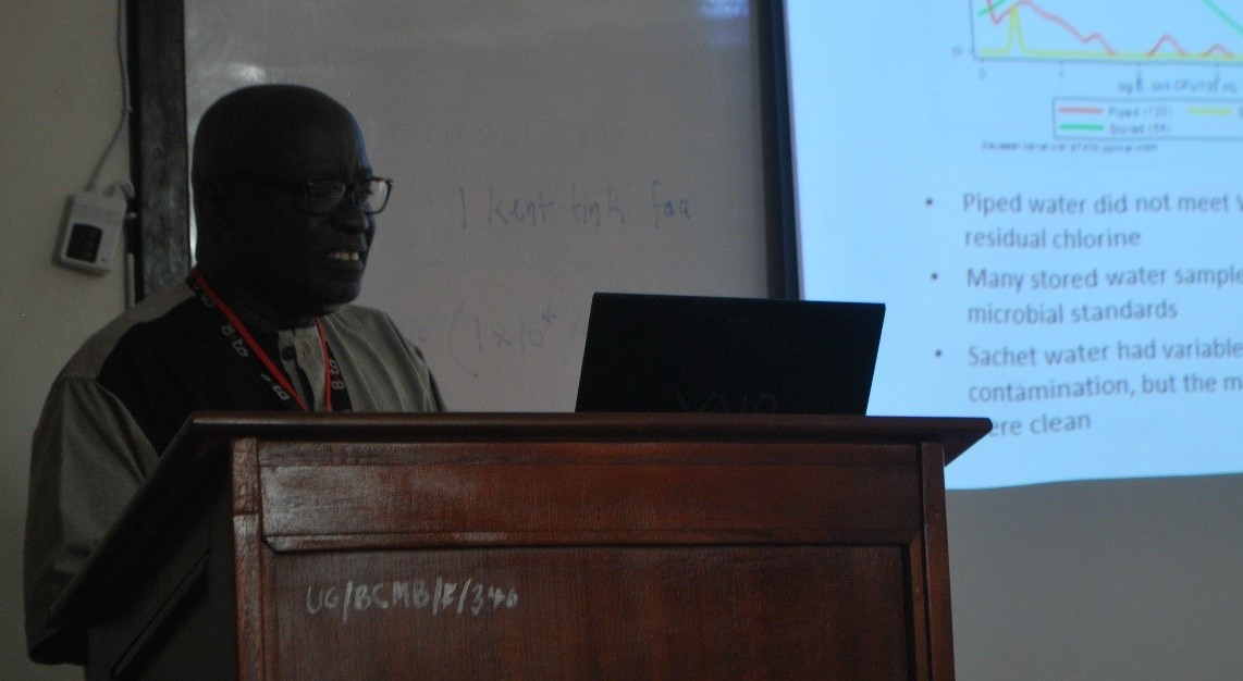 Prof. George Armah delivering his keynote address.